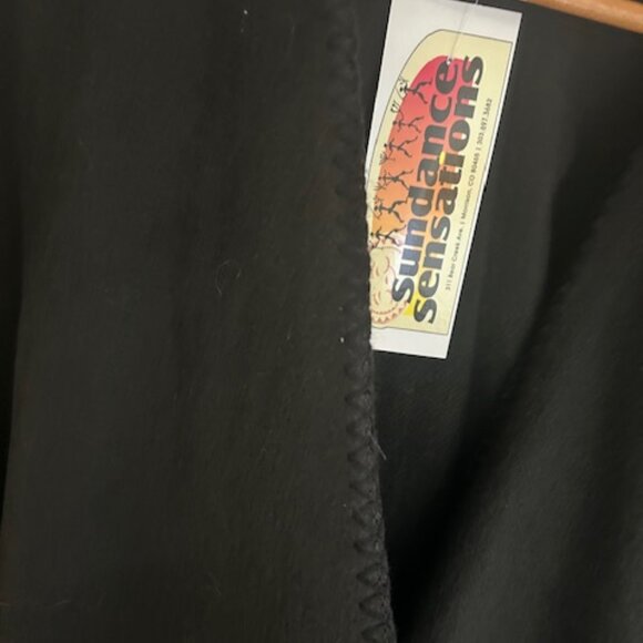 NWT- Sundance Sensation Black Open Poncho- One Size - Picture 2 of 3